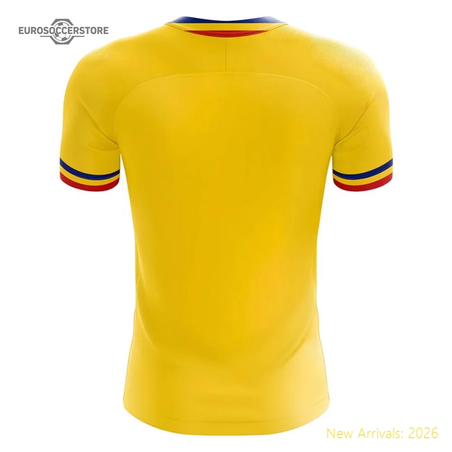 2025-2026 Romania Home Concept Football Shirt (Hagi 10)-Football Shirts Shop