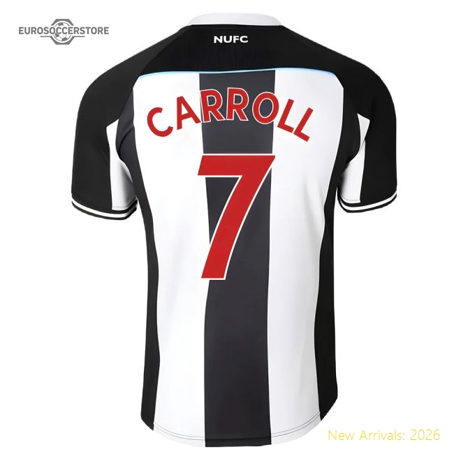 2021-2022 Newcastle United Home Shirt (CARROLL 7)-Football Shirts Shop