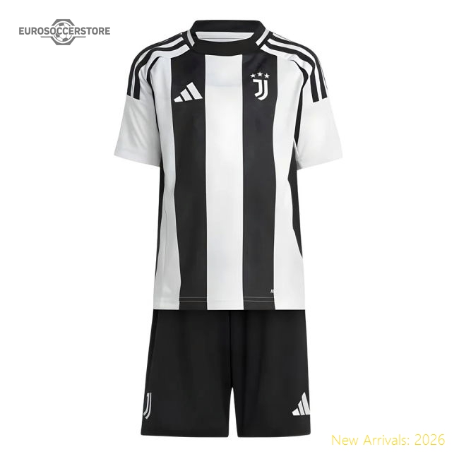 2024-2025 Juventus Home Mini Kit-Football Shirts Shop