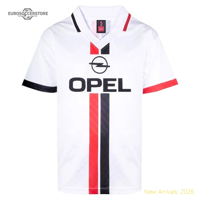 AC Milan 1996 Away Retro Shirt (Panucci 2)-Football Shirts Shop