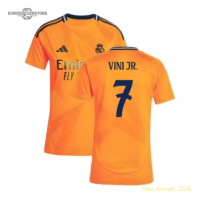 2024-2025 Real Madrid Away Shirt (Womens) (Vini Jr. 7)-Football Shirts Shop