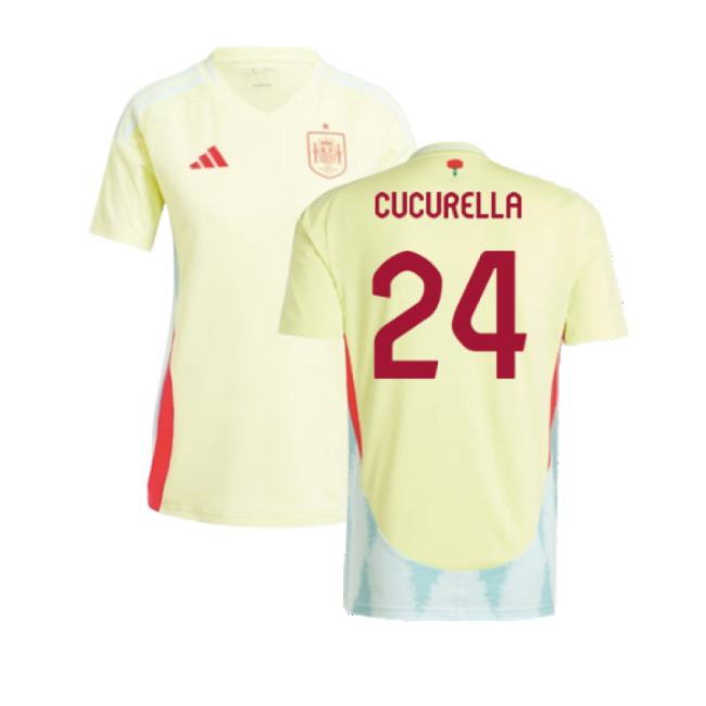 2024-2025 Spain Away Shirt (Ladies) (Cucurella 24)-Football Shirts Shop