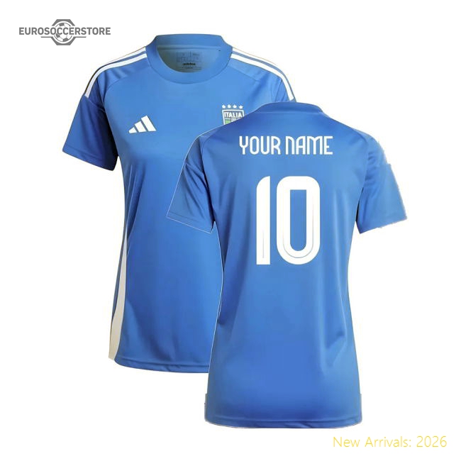 2024-2025 Italy Home Fan Jersey (Ladies) (Your Name)-Football Shirts Shop