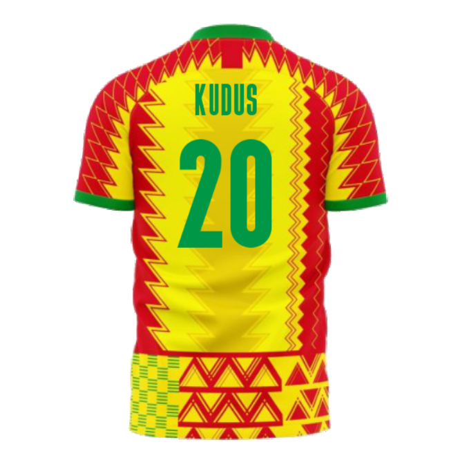 Ghana 2022-2023 Home Concept Football Kit (Fans Culture) (KUDUS 20)-Football Shirts Shop