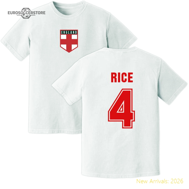 Rice England Training Jersey (White)-Football Shirts Shop