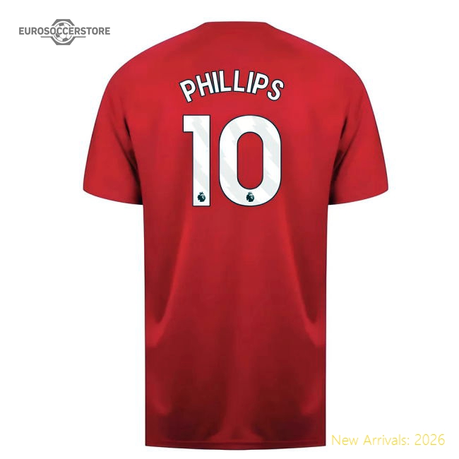 Sunderland Poly T-Shirt (Red) (Phillips 10)-Football Shirts Shop