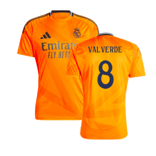 2024-2025 Real Madrid Away Shirt (Valverde 8)-Football Shirts Shop