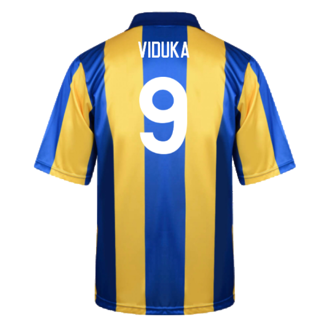 Leeds United 1993-1994 Away Shirt (XL) (Very Good) (VIDUKA 9)-Football Shirts Shop