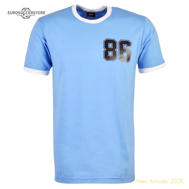Argentina 1986 World Cup T-Shirt-Football Shirts Shop
