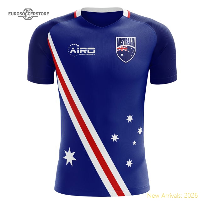 2025-2026 Australia Flag Away Concept Football Shirt-Football Shirts Shop