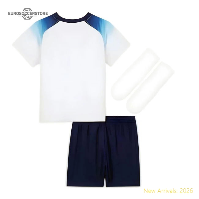 2022-2023 England Home Little Boys Mini Kit-Football Shirts Shop