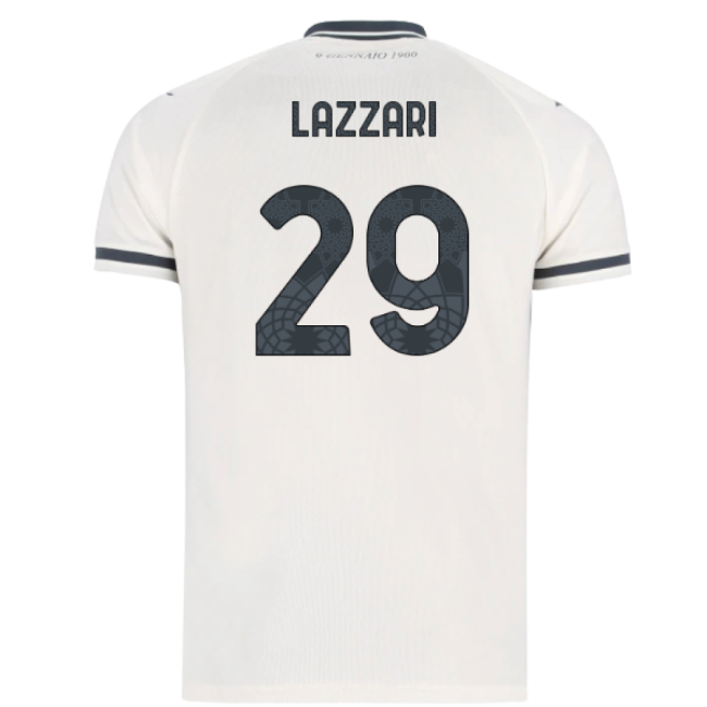 2025-2026 Lazio Away Shirt - Kids (Lazzari 29)-Football Shirts Shop