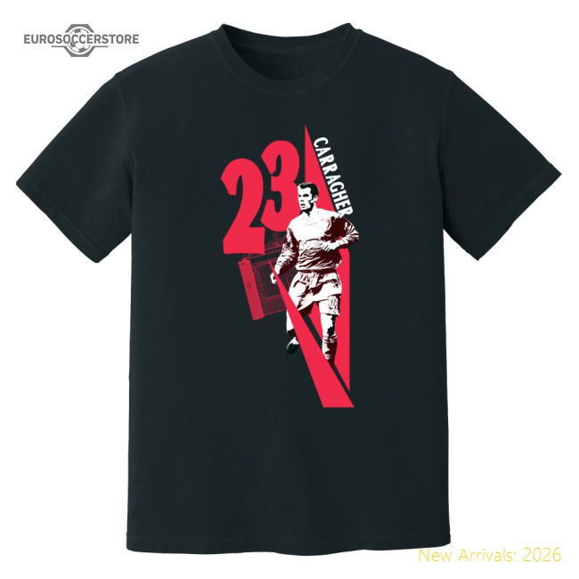 Jamie Carragher Liverpool Premier League Legend T-Shirt (Black)-Football Shirts Shop