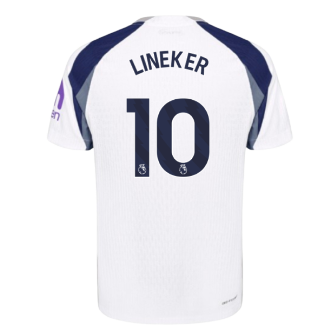2025-2026 Tottenham Hotspur Authentic Home Shirt (Lineker 10)-Football Shirts Shop