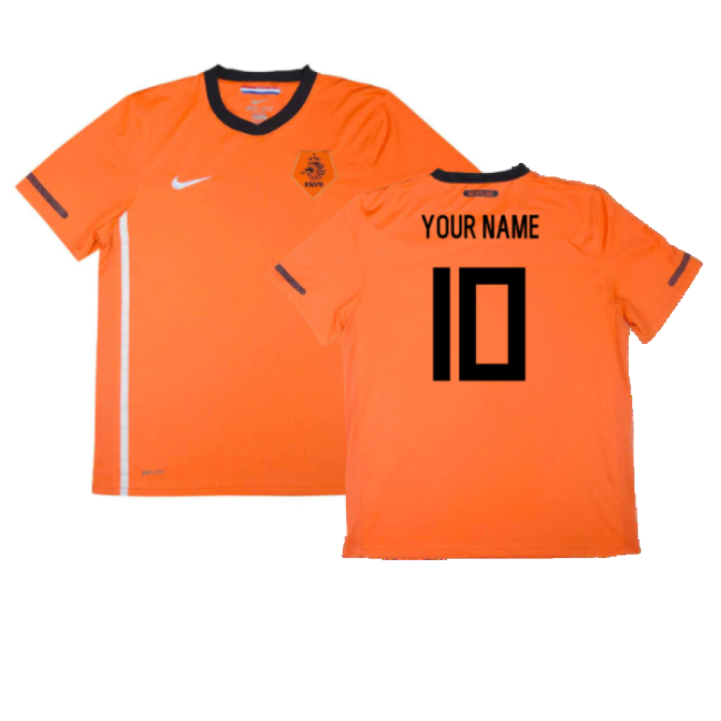 Holland 2010-11 Home Shirt ((Excellent) S) (Your Name)-Football Shirts Shop