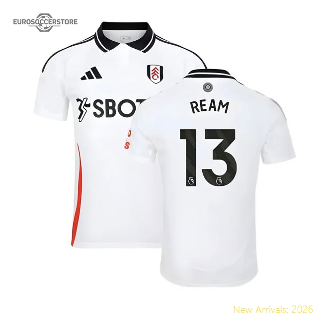 2024-2025 Fulham Home Shirt (Ream 13)-Football Shirts Shop