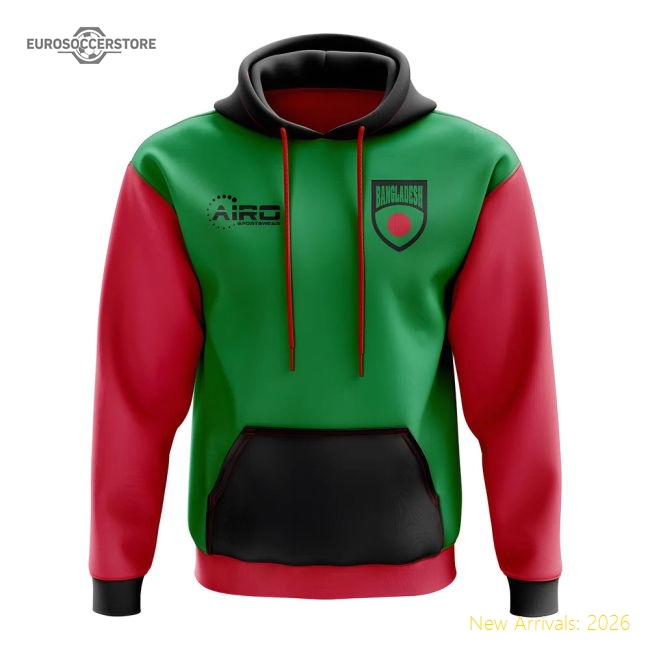 Bangladesh Concept Country Football Hoody (Green)-Football Shirts Shop
