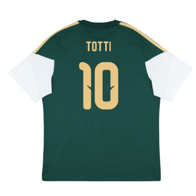 2026-2027 Italy Training Tee (Green) (Totti 10)-Football Shirts Shop