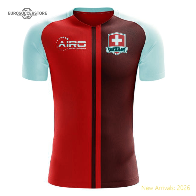 2025-2026 Switzerland Home Concept Football Shirt-Football Shirts Shop