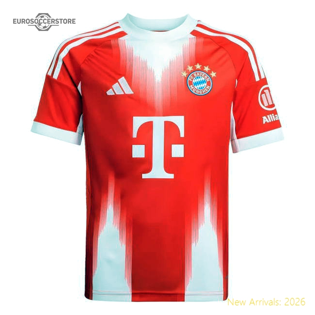 2025-2026 Bayern Munich Home Shirt (Kids)-Football Shirts Shop