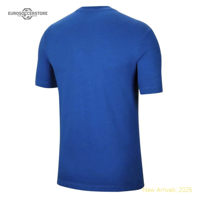 2020-2021 England Evergreen Crest Tee (Sport Royal) - Kids-Football Shirts Shop