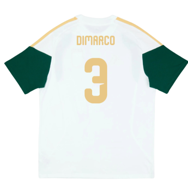 2026-2027 Italy Training Tee (White) (Dimarco 3)-Football Shirts Shop