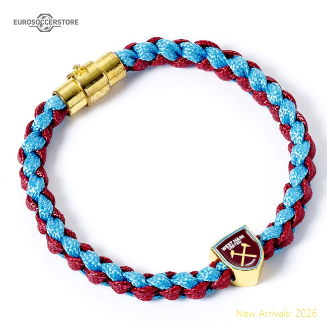 West Ham United FC Two Tone Bracelet-Football Shirts Shop