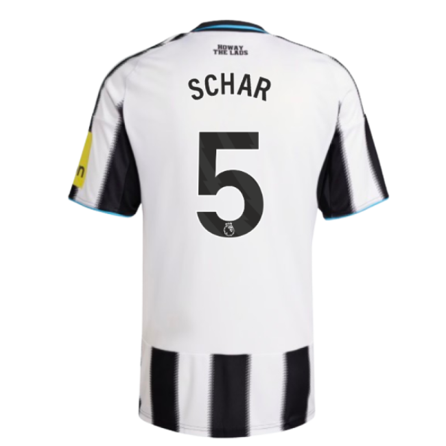 2025-2026 Newcastle Home Shirt (Schar 5)-Football Shirts Shop