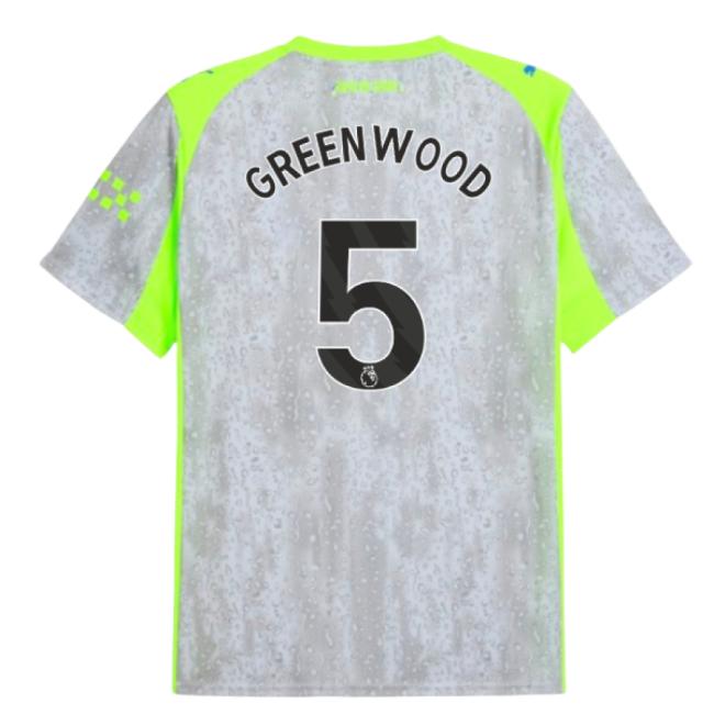 2025-2026 Man City Third Shirt (Greenwood 5)-Football Shirts Shop