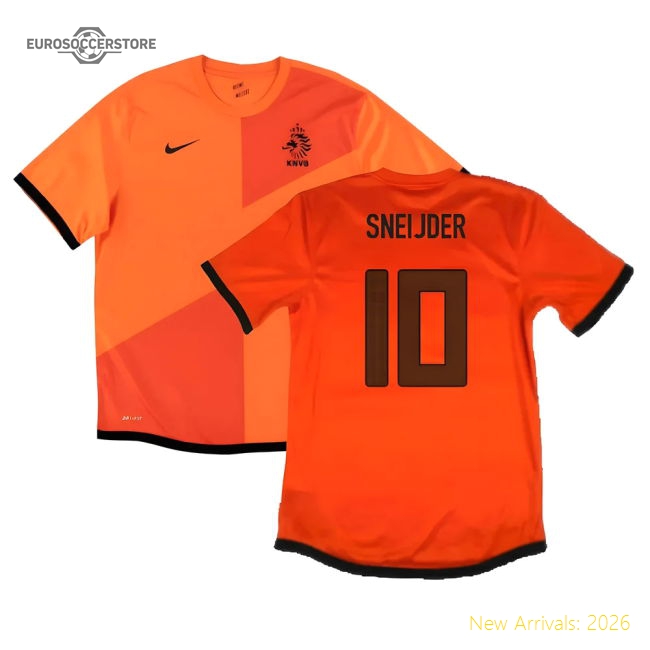 Holland 2012-13 Home Shirt ((Very Good) S) (Sneijder 10)-Football Shirts Shop