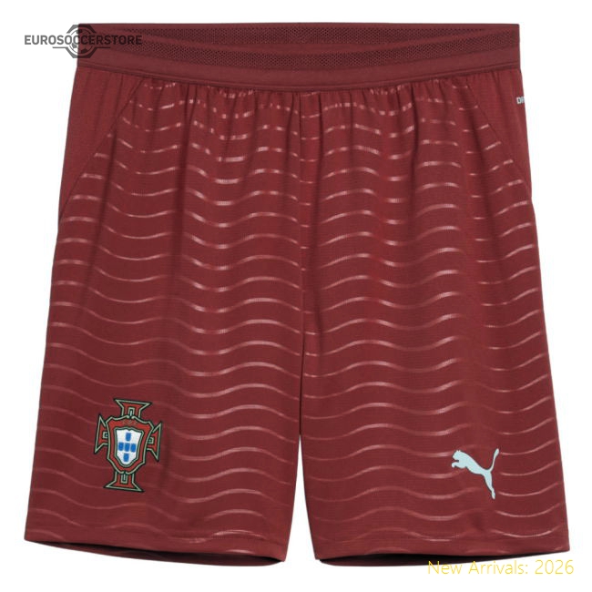 2026-2027 Portugal Home Shorts (Red)-Football Shirts Shop