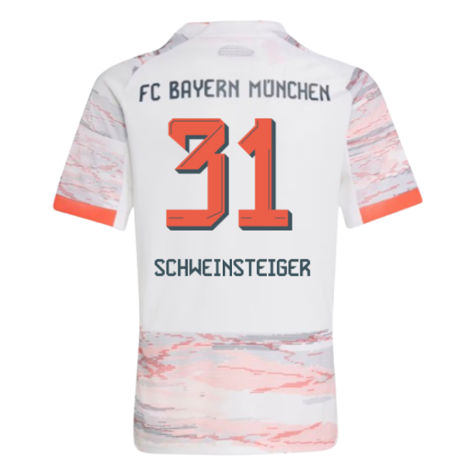 2025-2026 Bayern Munich Away Shirt (Kids) (Schweinsteiger 31)-Football Shirts Shop