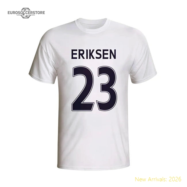 Christian Eriksen Tottenham Hero T-shirt (white)-Football Shirts Shop