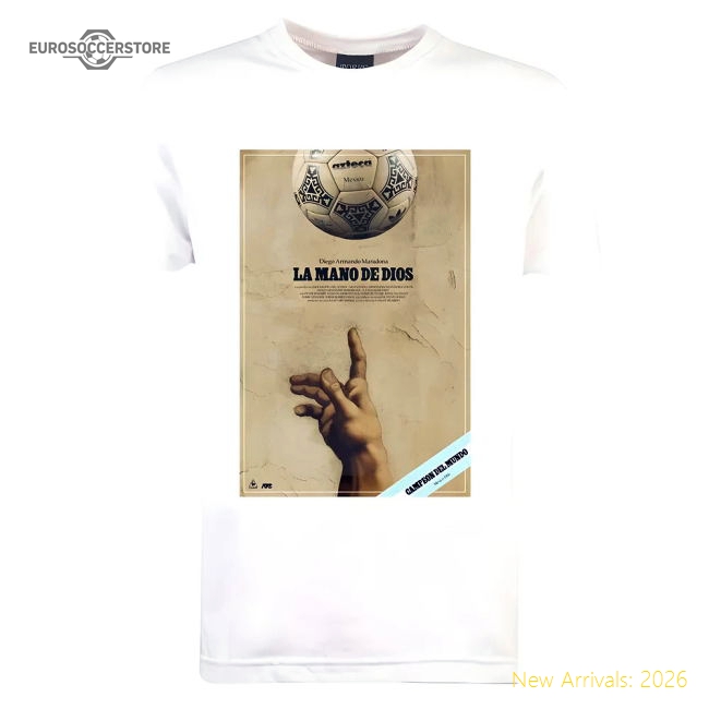 Pennarello: Le mano de dios 1986 - White-Football Shirts Shop