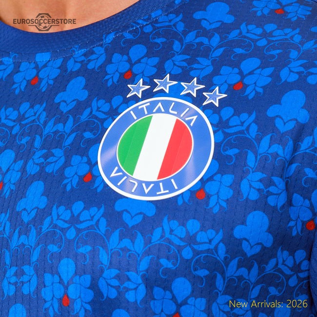 Italy Legacy Football Jersey Blue (Wolvate) Adult Short Sleeve-Football Shirts Shop