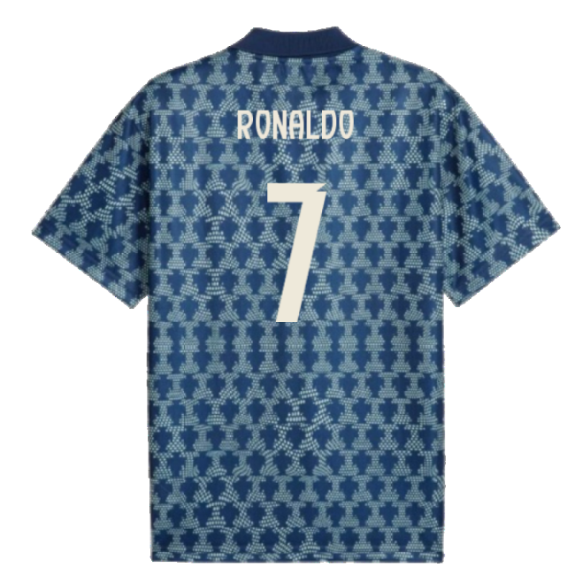 2025-2026 Portugal ftblNRGY+ Retro Jersey (Persian Blue) (Ronaldo 7)-Football Shirts Shop