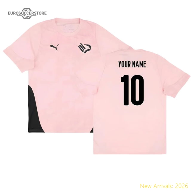 2025-2026 Palermo Training Jersey (Pink) (Your Name)-Football Shirts Shop