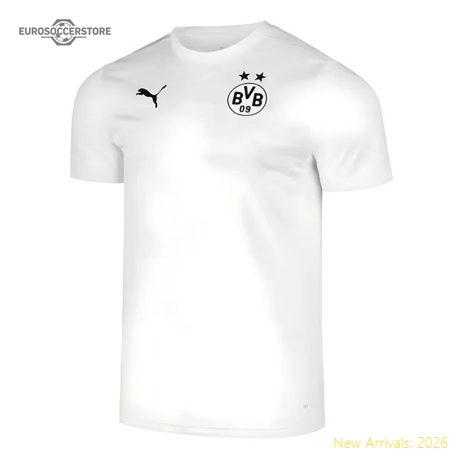 2024-2025 Borussia Dortmund Pre-Match Shirt (White)-Football Shirts Shop