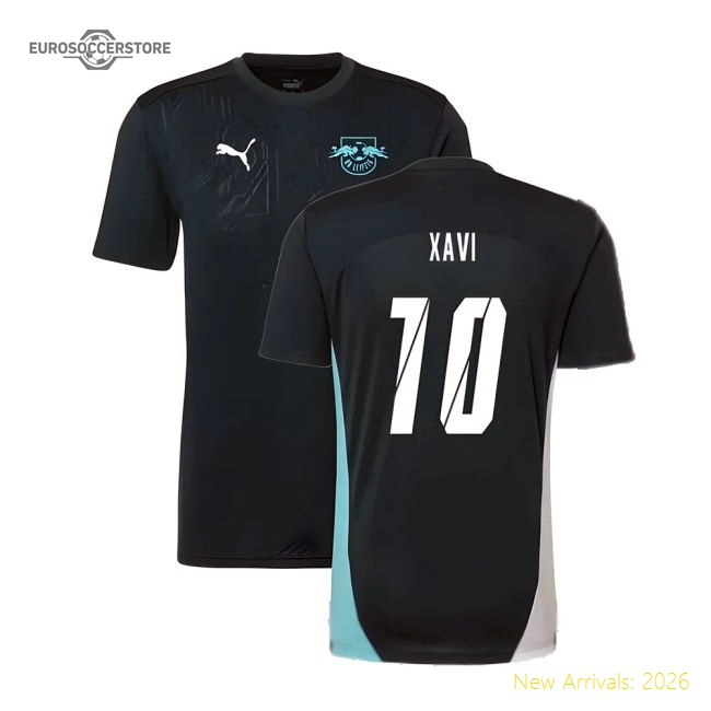 2024-2025 Red Bull Leipzig Training Shirt (Dark Night) (Xavi 10)-Football Shirts Shop