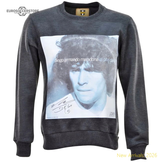 Pennarello: LPFC - Maradona Sweatshirt - Charcoal-Football Shirts Shop