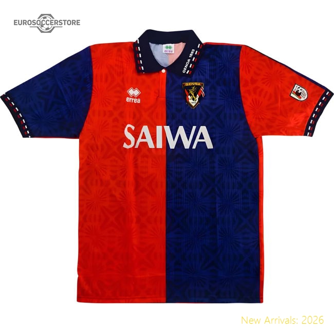 Genoa 1992-93 Home Shirt (L) (Excellent)-Football Shirts Shop