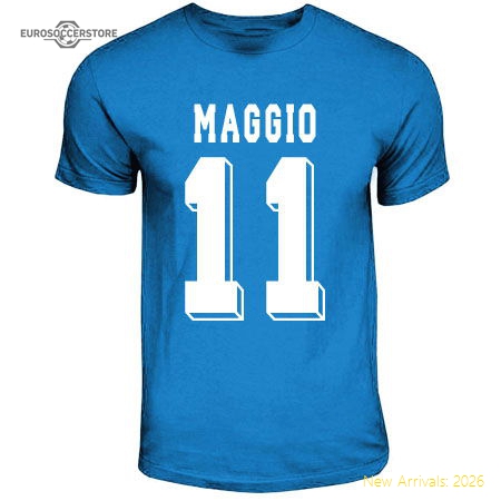 Christian Maggio Napoli Hero T-shirt (sky Blue)-Football Shirts Shop