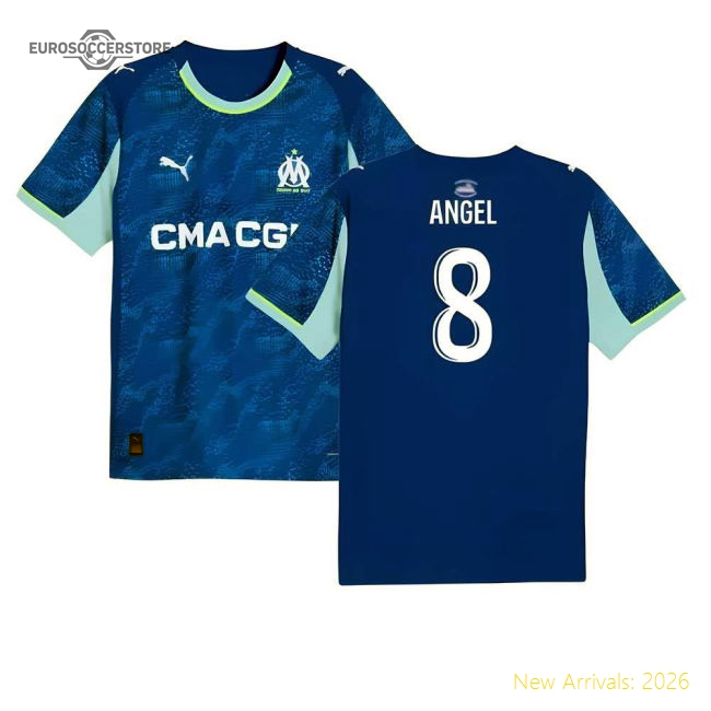 2025-2026 Marseille Third Shirt (Angel 8)-Football Shirts Shop