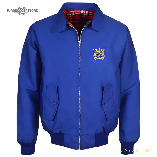 Leeds United Royal Harrington Jacket-Football Shirts Shop