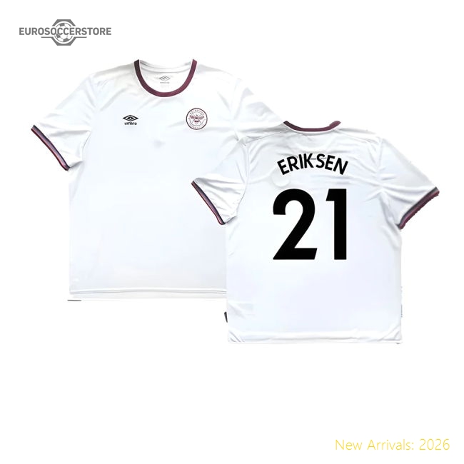 Brentford 2021-22 Third Shirt ((Excellent) 3XL) (ERIKSEN 21)-Football Shirts Shop