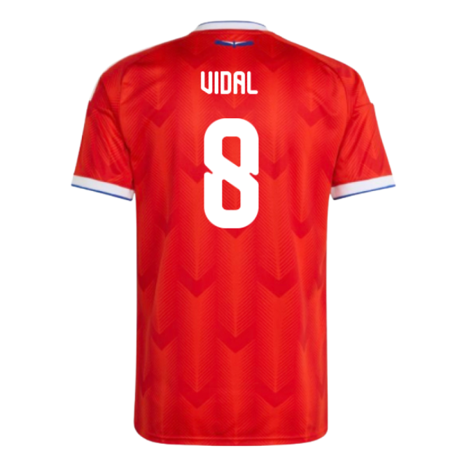 2026-2027 Chile Home Shirt (Vidal 8)-Football Shirts Shop