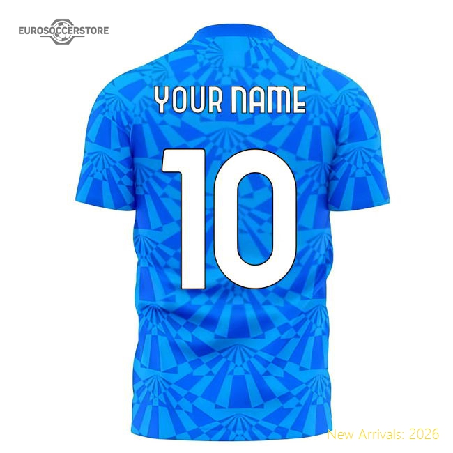 Napoli 1990s Home Concept Football Kit (Libero) (Your Name)-Football Shirts Shop