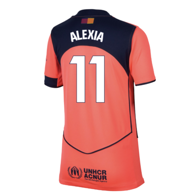 2025-2026 Barcelona Third Shirt (Kids) (Alexia 11)-Football Shirts Shop