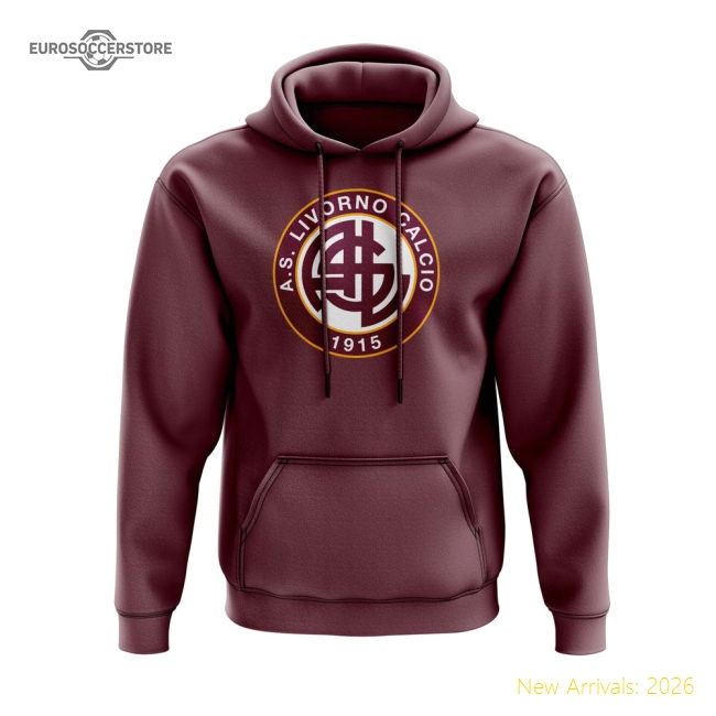 Livorno Hoody (Red)-Football Shirts Shop