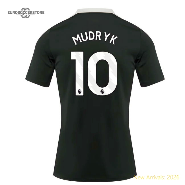2025-2026 Chelsea Dri-Fit Strike Training Shirt (Green) (Mudryk 10)-Football Shirts Shop